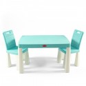 Set masa copii si scaune MyKids 04680/7 Turqoise