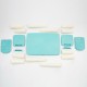 Set masa copii si scaune MyKids 04680/7 Turqoise