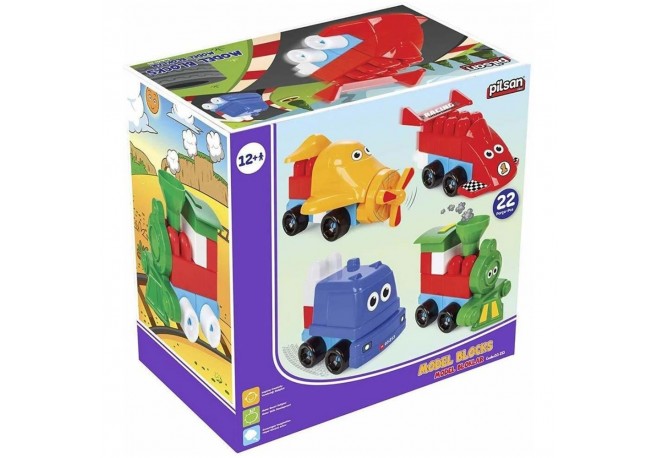 Set constructie Pilsan Model Blocks 22 piese