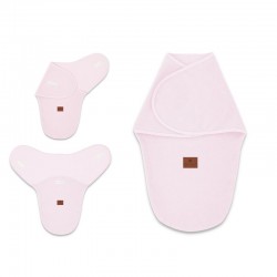 MimiNu - Sistem de infasare bebe 0 - 3 luni Din tesatura thermofrotte Pink