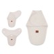 MimiNu - Sistem de infasare bebe 0 - 3 luni Din tesatura thermofrotte Powder Pink