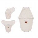 MimiNu - Sistem de infasare bebe 0 - 3 luni Din tesatura thermofrotte Powder Pink