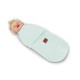 MimiNu - Sistem de infasare bebe 0 - 3 luni Din tesatura thermofrotte Cold Mint