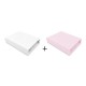 Qmini - Set 2 cearceafuri cu elastic pentru patut leagan sau patut co-sleeper 90x50 cm Din bumbac Material certificat Oeko Tex S