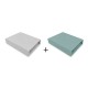 Qmini - Set 2 cearceafuri cu elastic pentru patut leagan sau patut co-sleeper 90x40 cm Din bumbac Material certificat Oeko Tex S