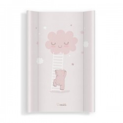 Saltea de infasat bebe cu intaritura 70x475 Klups 435 Walk in the Clouds Pink