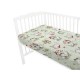 Qmini - Cearceaf cu elastic pentru patut 120X60 cm Din bumbac certificat Oeko Tex Standard 100 Frogs