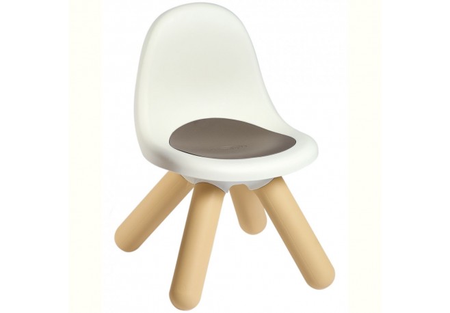 Scaunel cu spatar pentru copii Smoby gri