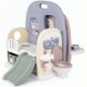 Centru de ingrijire pentru papusi Smoby Baby Care Childcare Center albastru roz cu accesorii