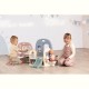 Centru de ingrijire pentru papusi Smoby Baby Care Childcare Center albastru roz cu accesorii