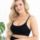 Sutien pentru alaptat Agnes Din 95% bumbac si 5% elastan Masura S Black