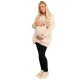 Colanti imblaniti fara cusaturi pentru femei si gravide Din bambus poliamida si elastan Masura XL/XXL Negru