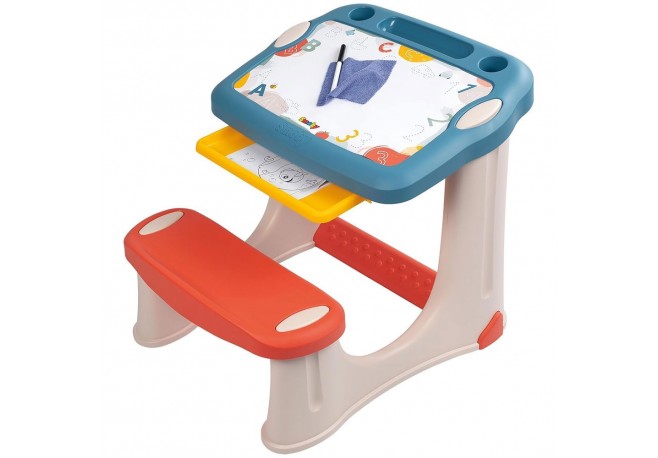 Banca scolara Smoby Magical Desk cu accesorii