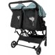 Carucior gemeni Active Twin Cadru din aluminiu Spatar reglabil Pliere compacta Conform cu standardul european de securitate EN 1