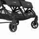 Carucior gemeni Active Twin Cadru din aluminiu Spatar reglabil Pliere compacta Conform cu standardul european de securitate EN 1