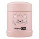 Termos pentru alimente solide Din otel inoxidabil Mentine cald pana la 12 ore si rece pana la 24 ore FreeON Pink Kitty