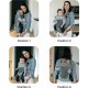 Marsupiu cu scaunel 8 in 1 Travel Mode De la 3.5 kg pana la 15 kg FreeON Grey