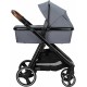 Carucior 4 in 1 Bloom Cu cadru din aluminiu Cu landou Scoica auto cu baza isofix Parte sport cu sezut reversibil Geanta pentru m