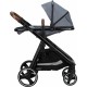 Carucior 4 in 1 Bloom Cu cadru din aluminiu Cu landou Scoica auto cu baza isofix Parte sport cu sezut reversibil Geanta pentru m