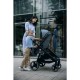 Carucior 4 in 1 Bloom Cu cadru din aluminiu Cu landou Scoica auto cu baza isofix Parte sport cu sezut reversibil Geanta pentru m