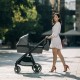 Carucior 4 in 1 Bloom Cu cadru din aluminiu Cu landou Scoica auto cu baza isofix Parte sport cu sezut reversibil Geanta pentru m