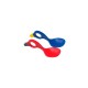 I CAN - Set 2 lingurite cu multiple modalitati de prindere Red/Blue