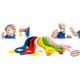 I CAN - Set 2 lingurite cu multiple modalitati de prindere Pink/Green