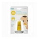 Fridababy - Periuta de dinti pentru deget Cu peri moi Silicon Fara BPA 3 luni+ Galben