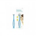Fridababy - Periuta de dinti Cap 3D pentru curatare eficienta Cu indicator de inlocuire 2 ani+ Albastru