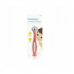 Fridababy - Periuta de dinti Cap 3D pentru curatare eficienta Cu indicator de inlocuire 2 ani+ Roz