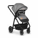 Lionelo - Carucior Bianka 3 in 1 Cadru aluminiu Cu landou intarit si salteluta moale Maner ajustabil Include saculet de picioare