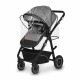 Lionelo - Carucior Bianka 3 in 1 Cadru aluminiu Cu landou intarit si salteluta moale Maner ajustabil Include saculet de picioare
