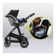 Lionelo - Carucior Bianka 3 in 1 Cadru aluminiu Cu landou intarit si salteluta moale Maner ajustabil Include saculet de picioare