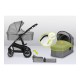 Lionelo - Carucior Bianka 3 in 1 Cadru aluminiu Cu landou intarit si salteluta moale Maner ajustabil Include saculet de picioare