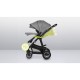 Lionelo - Carucior Bianka 3 in 1 Cadru aluminiu Cu landou intarit si salteluta moale Maner ajustabil Include saculet de picioare