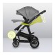 Lionelo - Carucior Bianka 3 in 1 Cadru aluminiu Cu landou intarit si salteluta moale Maner ajustabil Include saculet de picioare