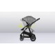 Lionelo - Carucior Bianka 3 in 1 Cadru aluminiu Cu landou intarit si salteluta moale Maner ajustabil Include saculet de picioare