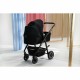 Lionelo - Carucior Bianka 3 in 1 Cadru aluminiu Cu landou intarit si salteluta moale Maner ajustabil Include saculet de picioare