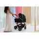 Lionelo - Carucior Bianka 3 in 1 Cadru aluminiu Cu landou intarit si salteluta moale Maner ajustabil Include saculet de picioare