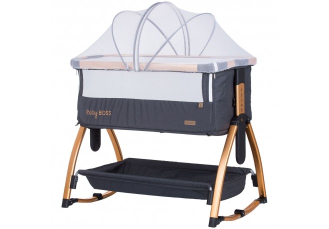 Patut Co-Sleeper Chipolino Baby Boss raven