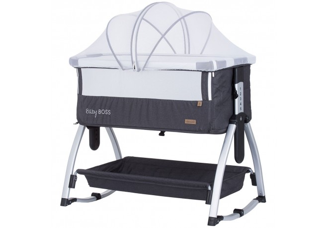 Patut Co-Sleeper Chipolino Baby Boss anthracite