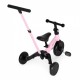 Tricicleta cu pedale si maner 2 in 1 Ecotoys YM-BT-6 - Roz