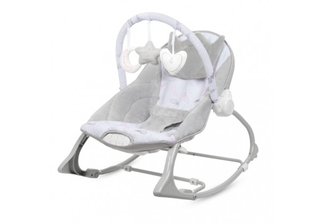 Balansoar multifunctional cu sunete si jucarii Kidwell Pino - Feathers