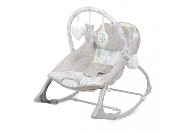 Balansoar multifunctional cu sunete si jucarii Kidwell Pino - Forest