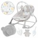 Balansoar multifunctional cu sunete si jucarii Kidwell Pino - Forest