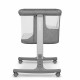 Lionelo - Patut co-sleeper 3 in 1 Aurora Cu leganare si setare unghiulara Include saltea cu densitate T25 si geanta transport Re