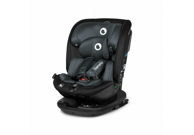 Lionelo - Scaun auto Bastiaan RWF i-Size Pozitie de somn Protectie laterala Rotire 360 grade 0-36 Kg Cu Isofix si Centura Top Te