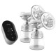 Lionelo - Pompa dubla de san Electrica Cu 9 nivele de aspiratie 5 moduri de masaj Afisaj LED Imita suptul natural al copilului F