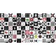 Bocioland - Covoras de joaca Party Pliabil Protectie impotriva loviturilor Dimensiune mare 200 x 150 cm Cu Imprimeu pe ambele pa