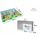 Bocioland - Covoras de joaca Party Pliabil Protectie impotriva loviturilor Dimensiune mare 200 x 150 cm Cu Imprimeu pe ambele pa